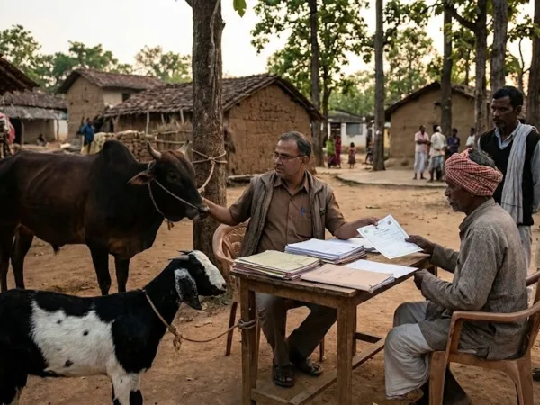Chhattisgarh News: पट्टा दिलाने के बदले पटवारी ने ली बकरे और बैल की रिश्वत, अब मोबाइल बंद कर हुआ फरार