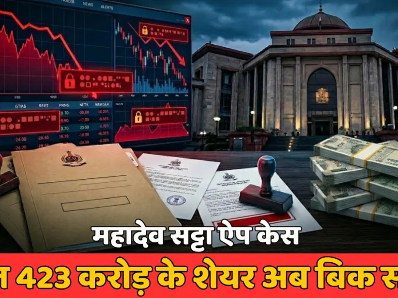 महादेव सट्टा ऐप केस : हाईकोर्ट का बड़ा फैसला, फ्रीज 423 करोड़ के शेयर अब बिक सकेंगे…