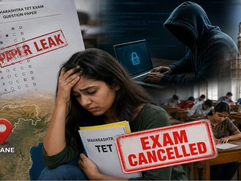 महाराष्ट्र टीईटी एग्जाम से ठीक एक दिन पहले पेपर लीक, ठाणे से तार जुड़े; परीक्षा रद्द