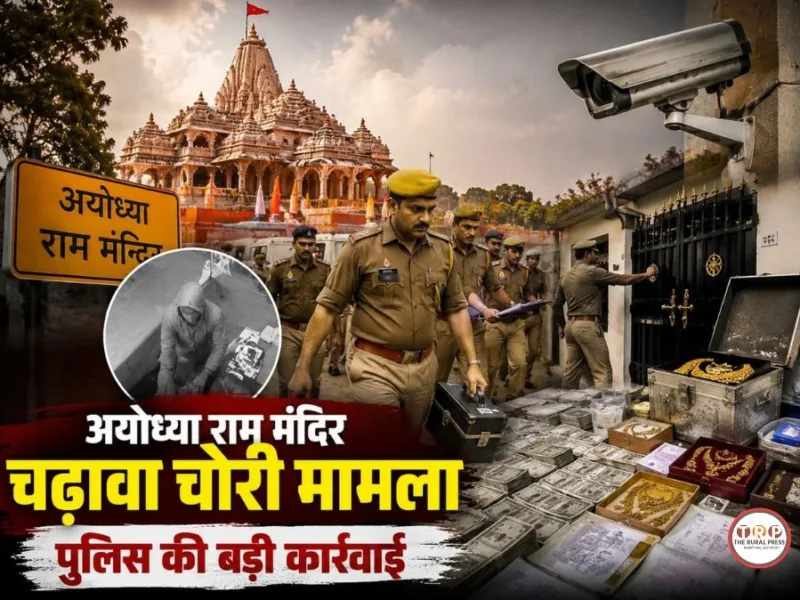 अयोध्या राम मंदिर चढ़ावा चोरी मामला: पुलिस की बड़ी कार्रवाई, आरोपियों के घरों पर छापेमारी