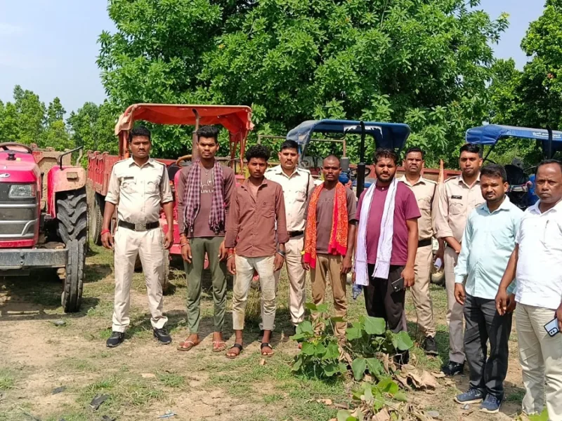 खनिज विभाग का बड़ा एक्शन! सेंदूर नदी से अवैध रेत ले जाते 6 गाड़ियां जब्त, माफियाओं में मचा हड़कंप