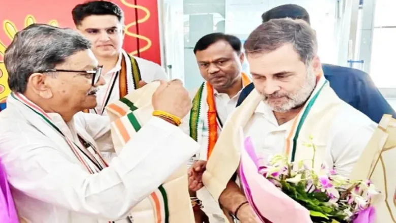 छत्तीसगढ़ कांग्रेस की बड़ी तैयारी: अभनपुर पहुंचे राहुल गांधी