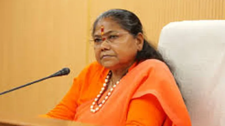 राष्ट्रीय पिछड़ा वर्ग आयोग की अध्यक्ष साध्वी निरंजन ज्योति 7 जून को रायपुर के एक दिवसीय दौरे पर रहेंगी