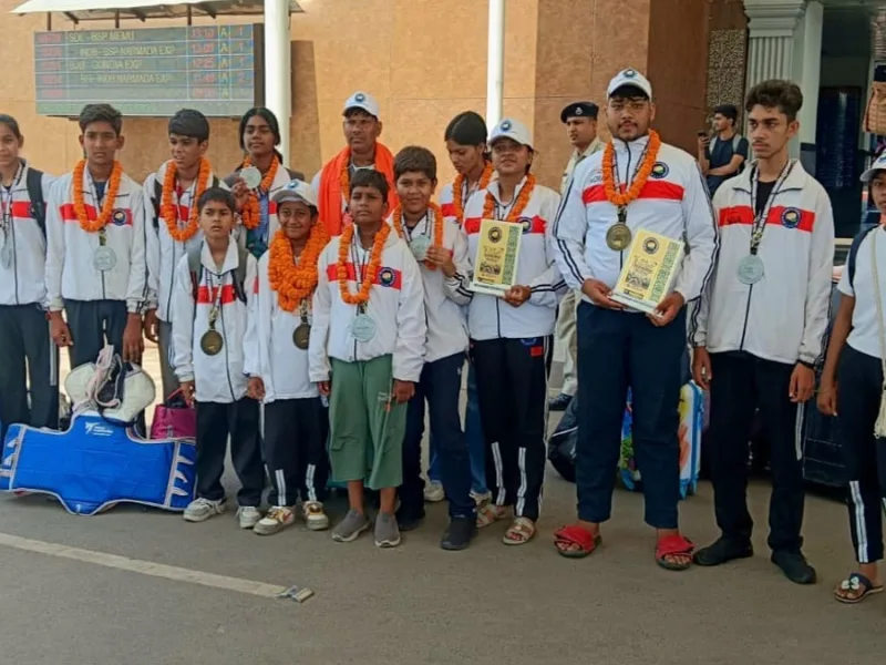 पोखरा में गूंजा भारत का डंका! इंडो-नेपाल इंटरनेशनल ताइक्वांडो में जीते 34 गोल्ड, लौटने पर रायपुर में भव्य स्वागत