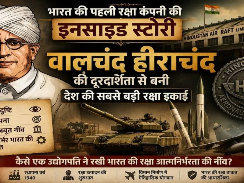 First Defence Company India: वालचंद हीराचंद की इनसाइड स्टोरी, जानें कैसे बनी देश की सबसे बड़ी रक्षा इकाई