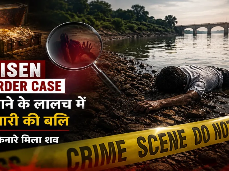 Raisen Murder Case : खजाने के लालच में व्यापारी की बलि, नदी किनारे मिला शव