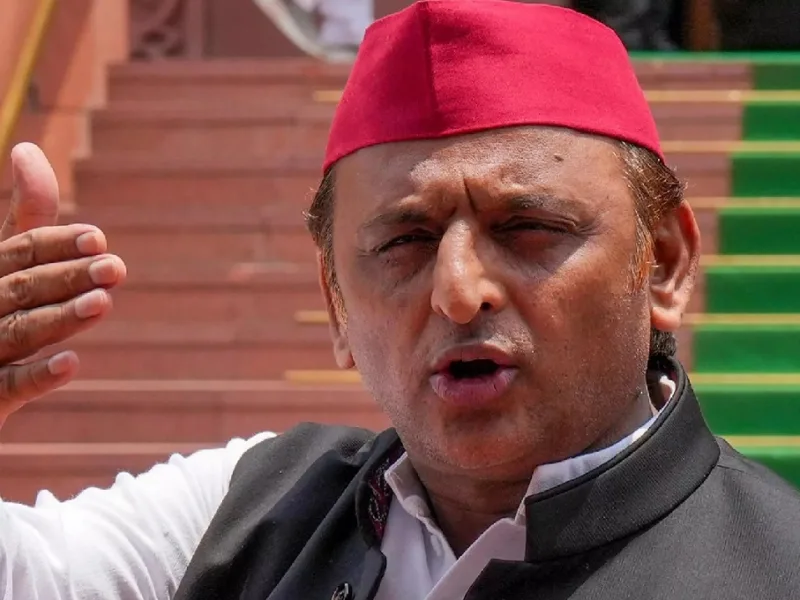 Akhilesh Yadav criticizing BJP over Uniform Civil Code (UCC) in Uttar Pradesh