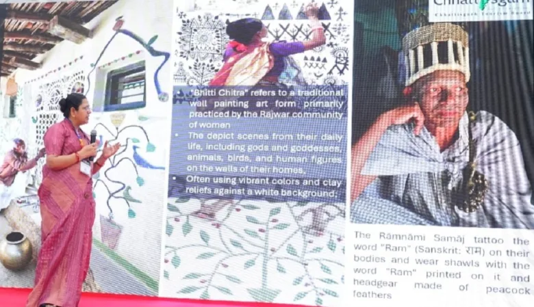आईआईटीएम बेंगलुरु में आयोजित कार्यक्रम में छत्तीसगढ़ पर्यटन मंडल की उप महाप्रबंधक पूनम शर्मा ने छत्तीसगढ़ की पर्यटन नीति, अधोसंरचना और निवेश की संभावनाओं का प्रभावी प्रस्तुतीकरण दिया।
