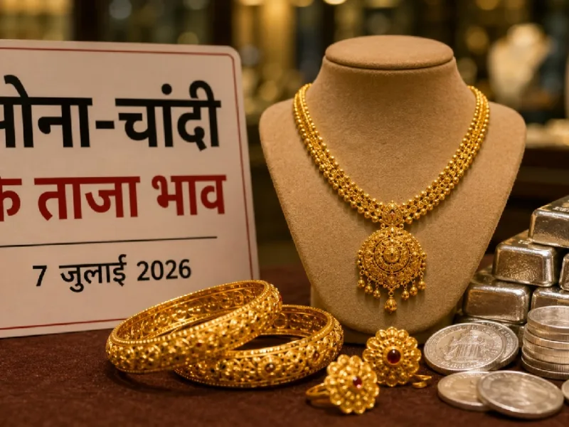 Gold Silver Price Today: सोना-चांदी हुए सस्ते, खरीदारी का अच्छा मौका? जानें 7 जुलाई के नए रेट
