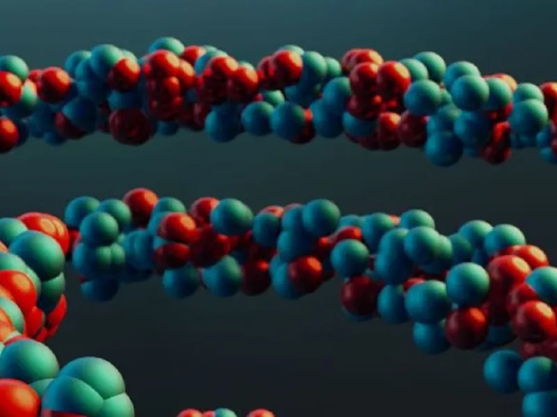 DNA structure representing human lifespan and ageing research