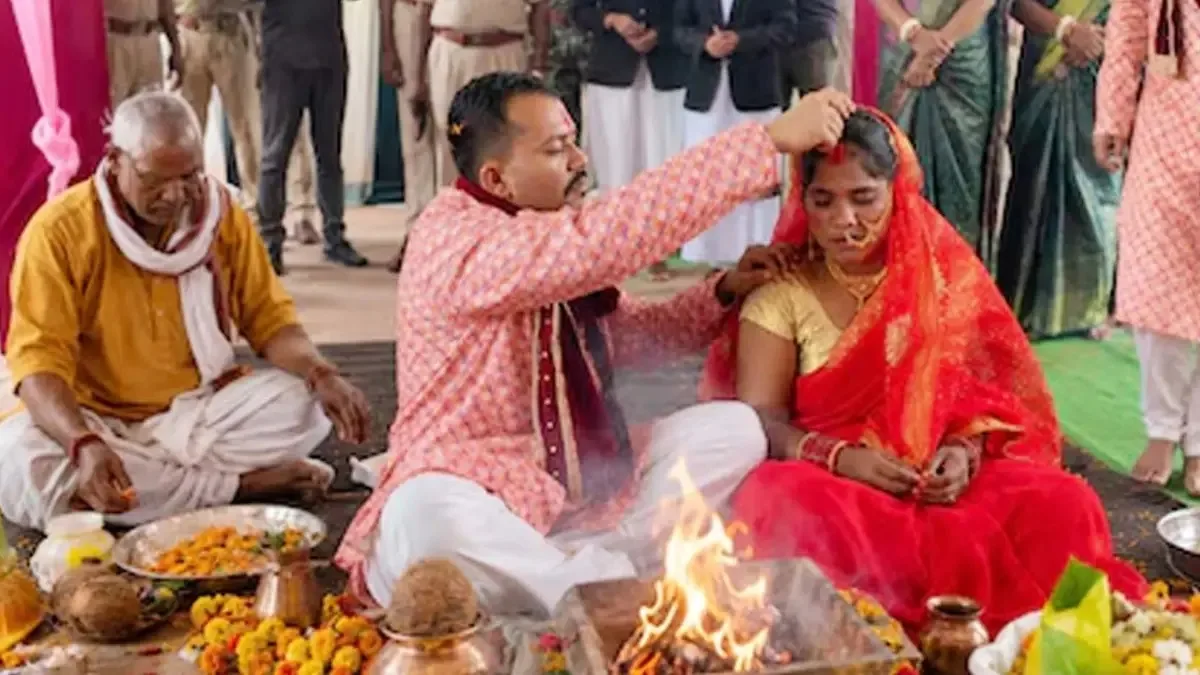 Undertrial prisoner wedding ceremony inside Jagdalpur Central Jail with court permission