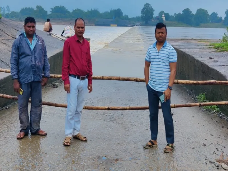 CG के बलौदाबाजार जिले में महानदी का रौद्र रूप: प्रशासन ने किया अलर्ट जारी