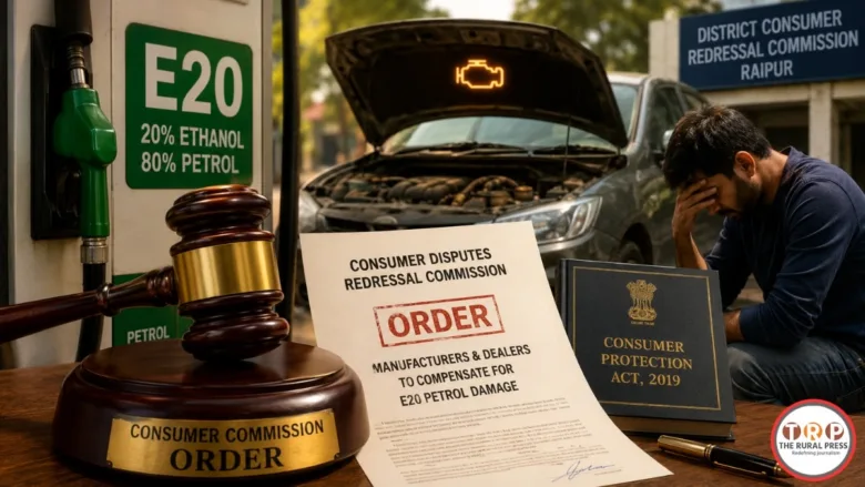 Maruti Suzuki showroom and E-20 fuel controversy in Raipur district consumer court case.