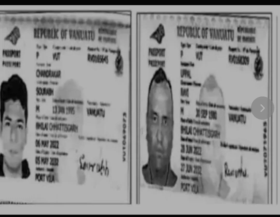 Saurabh Chandrakar fake passport document details recovered in Oman
