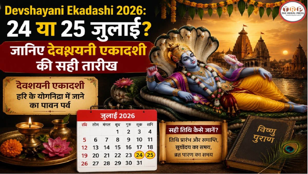 Devshayani Ekadashi 2026: 24 या 25 जुलाई? जानिए देवशयनी एकादशी की सही तारीख