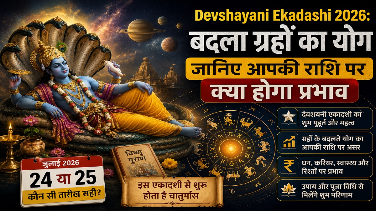 Devshayani Ekadashi 2026: बदला ग्रहों का योग, जानिए आपकी राशि पर क्या होगा प्रभाव