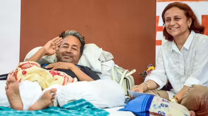 Sonam Wangchuk Hunger Strike: सोनम वांगचुक कल खत्म कर सकते हैं अनशन, अगर..पत्नी गीतांजलि ने विपक्षी नेताओं के सामने रखी शर्त