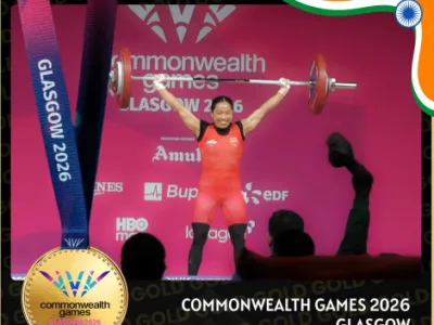 commonwealth games: कॉमनवेल्थ गेम्स में मीराबाई चानू ने दिलाया भारत को पहला गोल्ड, वेटलिफ्टिंग में 190 KG उठाया, ऋषिकांत ने मेंस में सिल्वर जीता