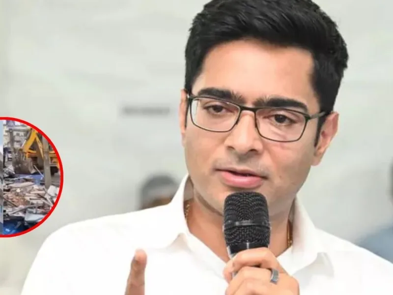 TMC Leader Abhishek Banerjee का दफ्तर जमींदोज, पांच मंजिला इमारत पर चला बुलडोजर, भारी संख्या में पुलिस बल तैनात