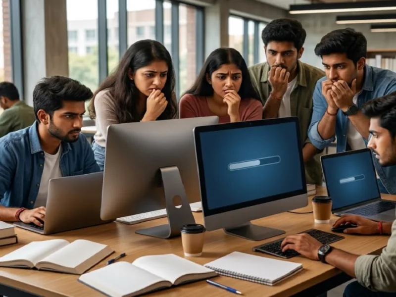 UGC NET 2026 रिजल्ट और स्कोरकार्ड चेक करने की आधिकारिक वेबसाइट की स्क्रीन का डिजिटल इलस्ट्रेशन
