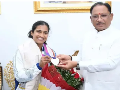 CG News: ग्लासगो राष्ट्रमंडल खेल में पदक जीतने वाली राजनांदगांव की बेटी ज्ञानेश्वरी बनेगी DSP, CM साय ने की 30 लाख और आउट ऑफ टर्न प्रमोशन की घोषणा