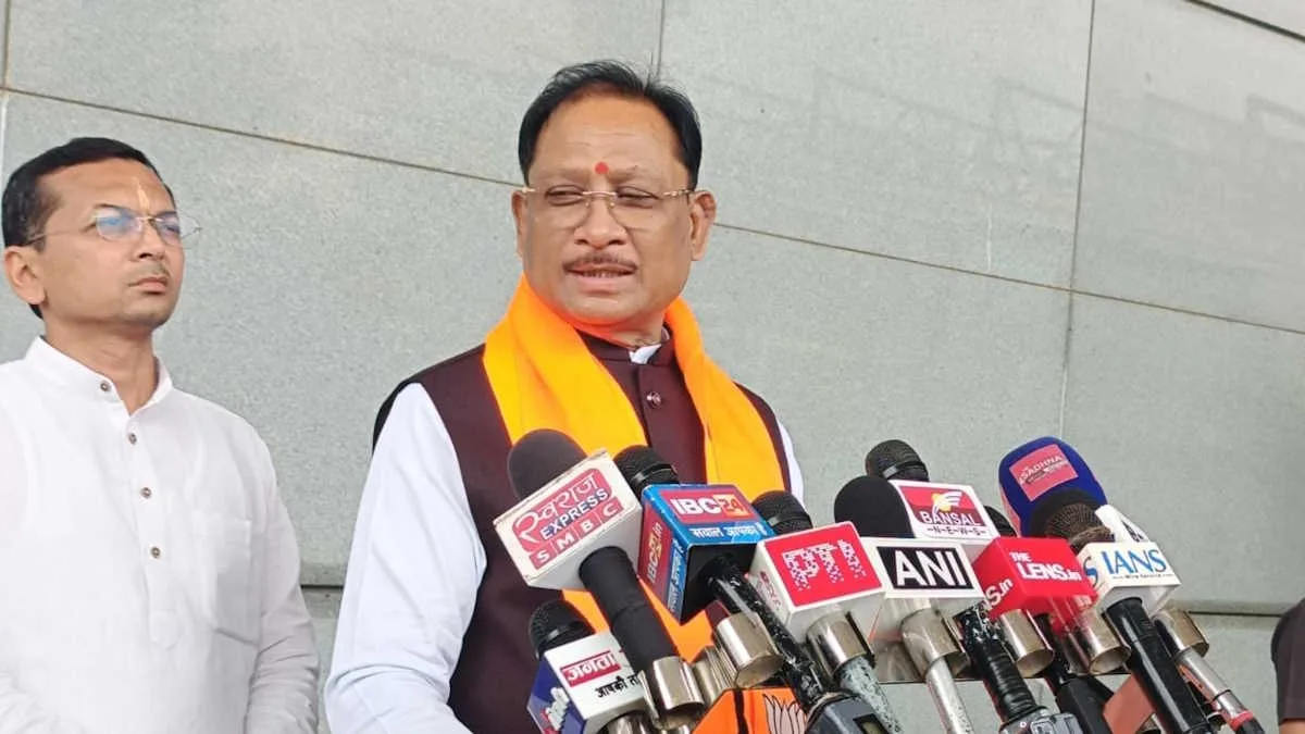 Chhattisgarh CM Vishnu Deo Sai responding to Sanjay Singh statement