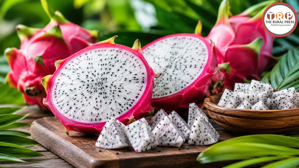 Freshly Cut Dragon Fruit: Nutrients and Health Benefits