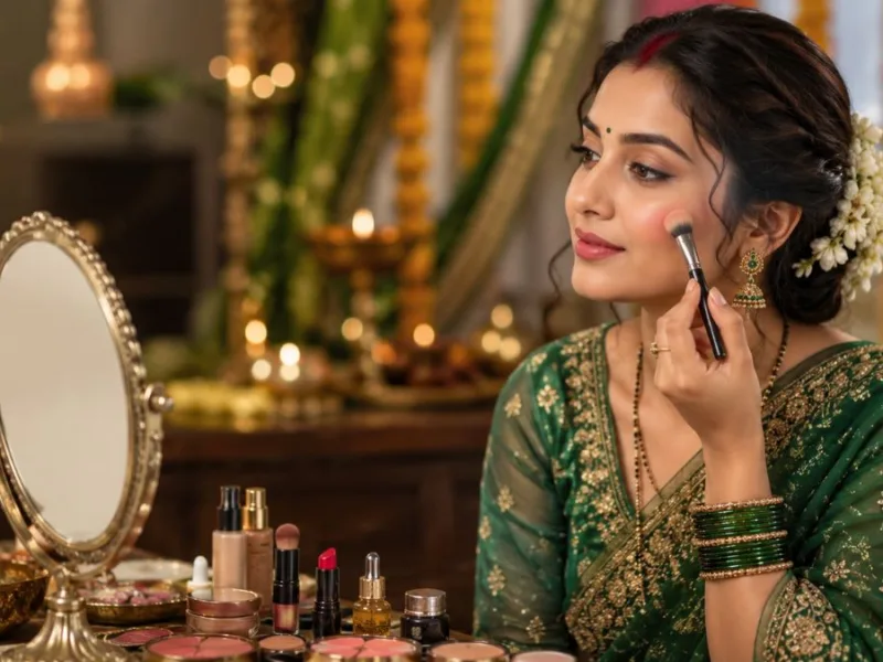 Hariyali Teej 2026: हरियाली तीज पर कम मेकअप में दिखना है खूबसूरत? अपनाएं ये आसान स्टेप्स