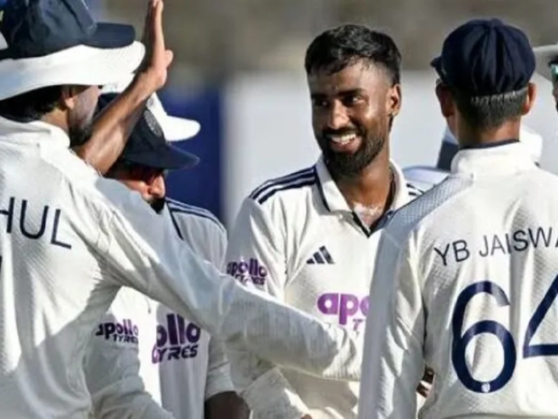 IND vs SL Test: पहले टेस्ट में भारत ने श्रीलंका को 165 रनों से हराया, मानव सुतार ने की शानदार गेंदबाजी