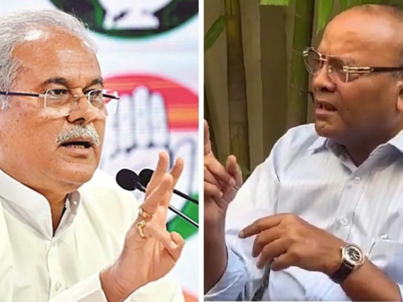 BJP MLA Ajay Chandrakar comments on Bhupesh Baghel and Jharkhand student protest