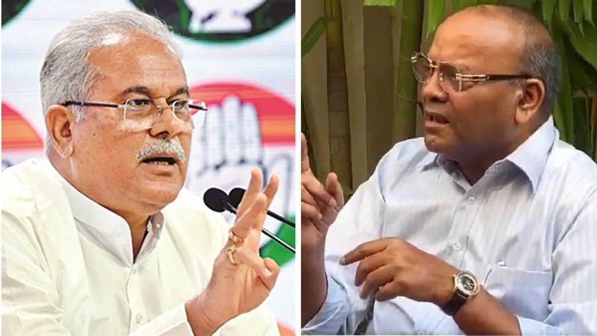 BJP MLA Ajay Chandrakar comments on Bhupesh Baghel and Jharkhand student protest