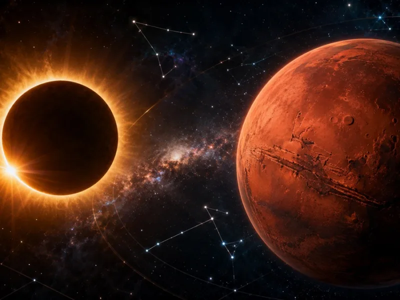 Solar eclipse alignment with Mars transit in Ardra Nakshatra astrology chart 12 August 2026
