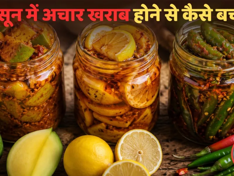 Monsoon Pickle Care: मानसून में अचार खराब होने से कैसे बचाएं? जानें आसान तरीके