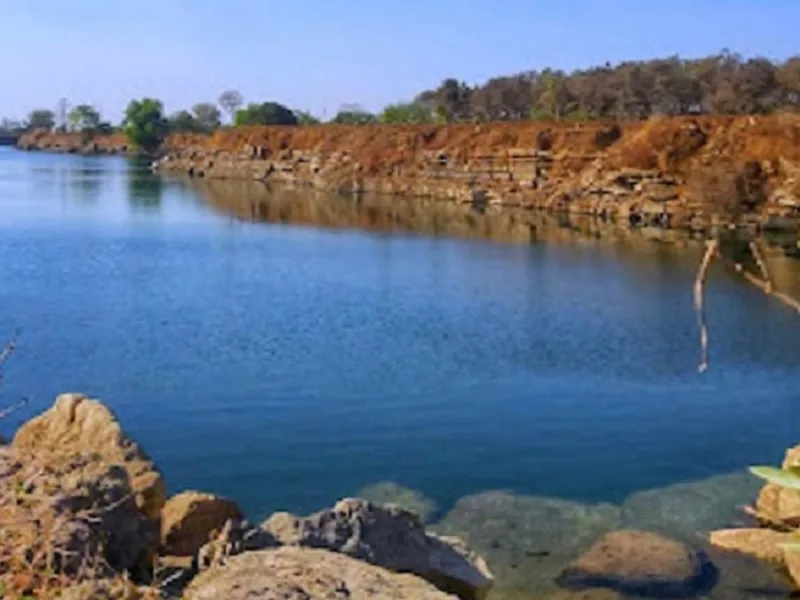 Nava Raipur Blue Water Mine fencing and safety measures
