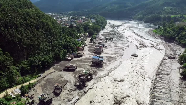 How flood warning is detected through river water level rainfall and barrage monitoring