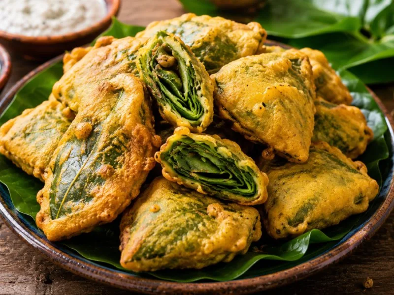 Pakode Recipe: प्याज-आलू नहीं, इस बार बनाएं पान के कुरकुरे पकौड़े
