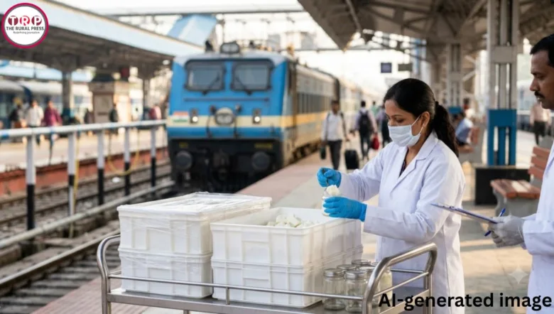 Raipur Railway Station Food Safety Inspection Seized Adulterated Paneer Boxes