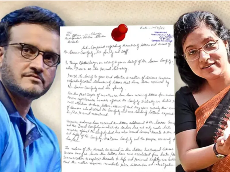 Sourav Ganguly Death Threats: सौरव गांगुली को जान से मारने की धमकी, कूरियर से भेजे दो पत्र, पुलिस में FIR