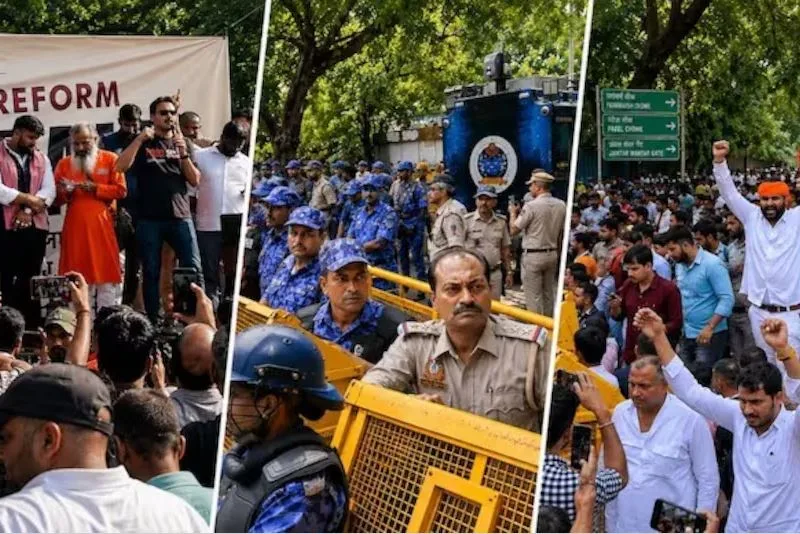 जंतर-मंतर पर खुला नया मोर्चा, UGC के नए नियमों और आरक्षण के खिलाफ बैनर पोस्टर लेकर जुटे हजारों लोग, सुरक्षा के कड़े इंतजाम