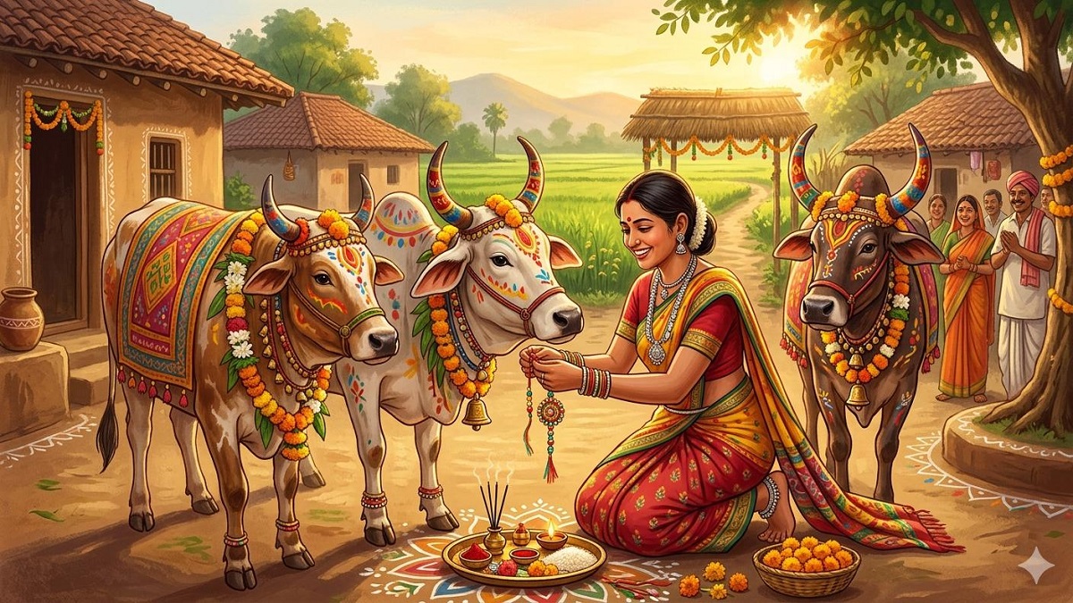 Bhojli Festival Kotba: भाइयों से पहले मवेशियों को बांधी जाती है राखी, जानिए जशपुर के कोतबा की अनोखी भोजली परंपरा