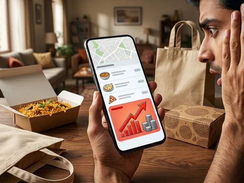 Food Delivery Charges: 379 रुपये के खाने पर 744 रुपये डिलीवरी चार्ज, बिल देखकर यूजर के उड़े होश