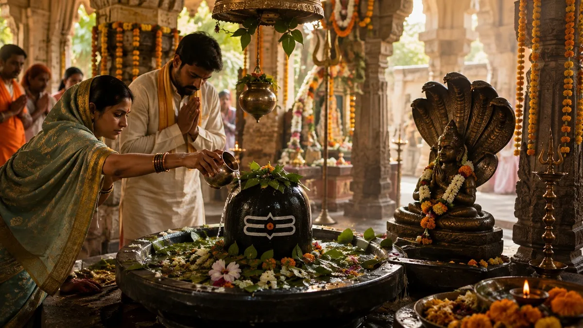 नाग पंचमी 2026 पर सावन सोमवार के दिन भगवान शिव और नाग देवता की पूजा