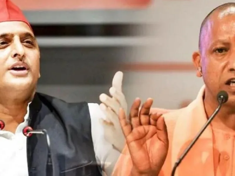 Akhilesh Yadav and Yogi Adityanath