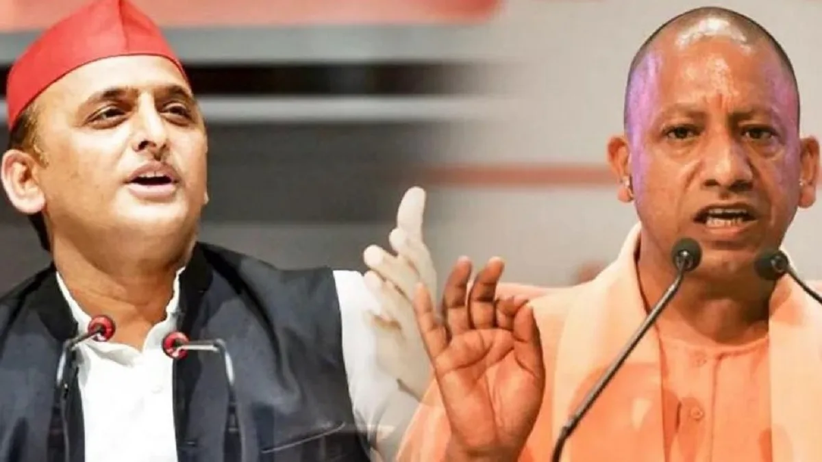 Akhilesh Yadav and Yogi Adityanath