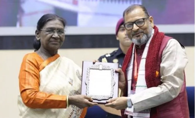 Padma Shri Anup Ranjan Pandey Receives Sangeet Natak Akademi Award