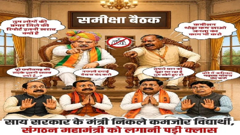 कांग्रेस ने सोशल मीडिया पर पोस्ट शेयर कर बीजेपी संगठन और सरकार पर तंज कसा है।