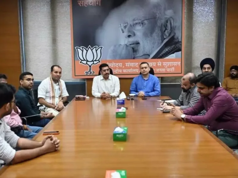 BJP Social Media Convener Deepak Mahaske: दीपक महस्के ने संभाला BJP सोशल मीडिया संयोजक का कार्यभार, सांसद बृजमोहन अग्रवाल ने दीं शुभकामनाएं