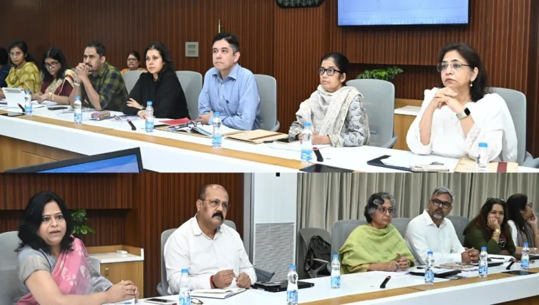 Chhattisgarh Chief Secretary Vikas Sheel meeting with UNICEF