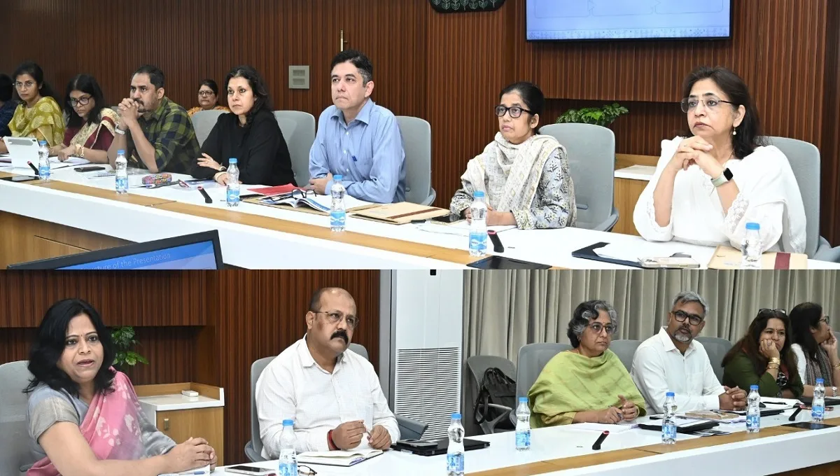Chhattisgarh Chief Secretary Vikas Sheel meeting with UNICEF