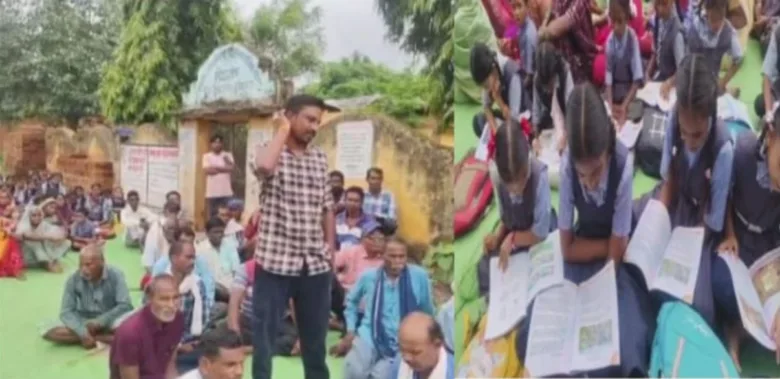 'Gen Alpha' stages a spirited protest in this village